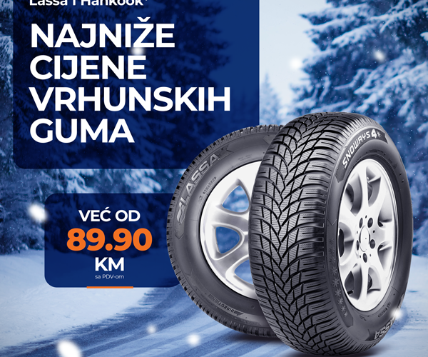 Zimske gume po super cijenama i povrat novca za lojalne kupce na Nestro benzinskim stanicama!