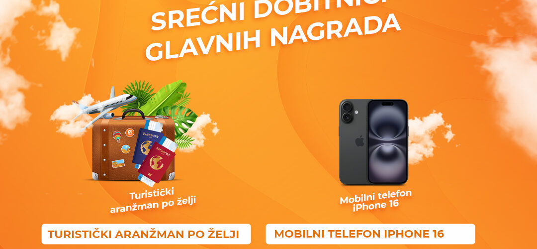 Srećni dobitnici glavnih nagrada u nagradnoj igri „Tvoje putovanje počinje uz Nestro!