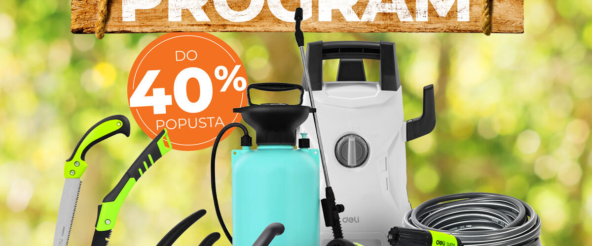 Opremi se za sezonu vrtlarenja uz visokokvalitetnu kolekciju vrtnog alata DELI!