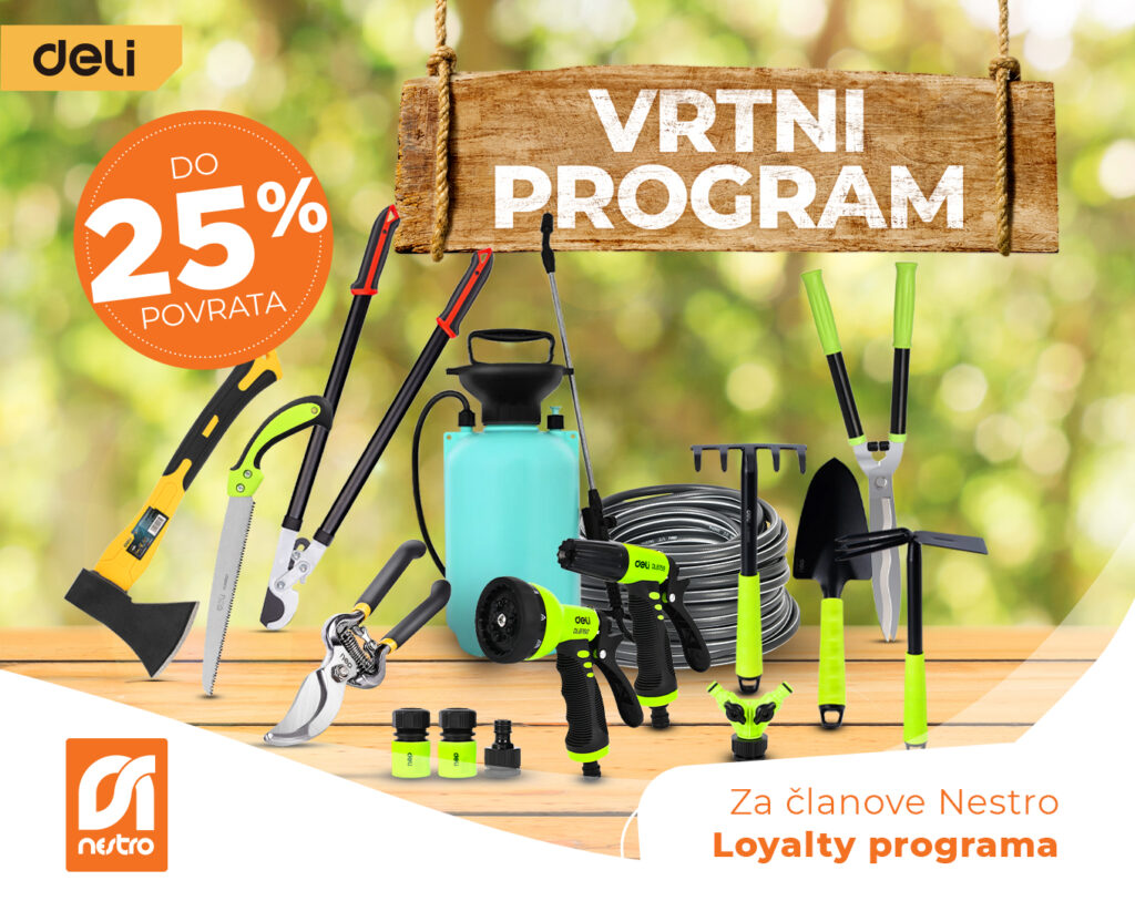Opremi se za sezonu vrtlarenja uz visokokvalitetnu kolekciju vrtnog alata DELI!